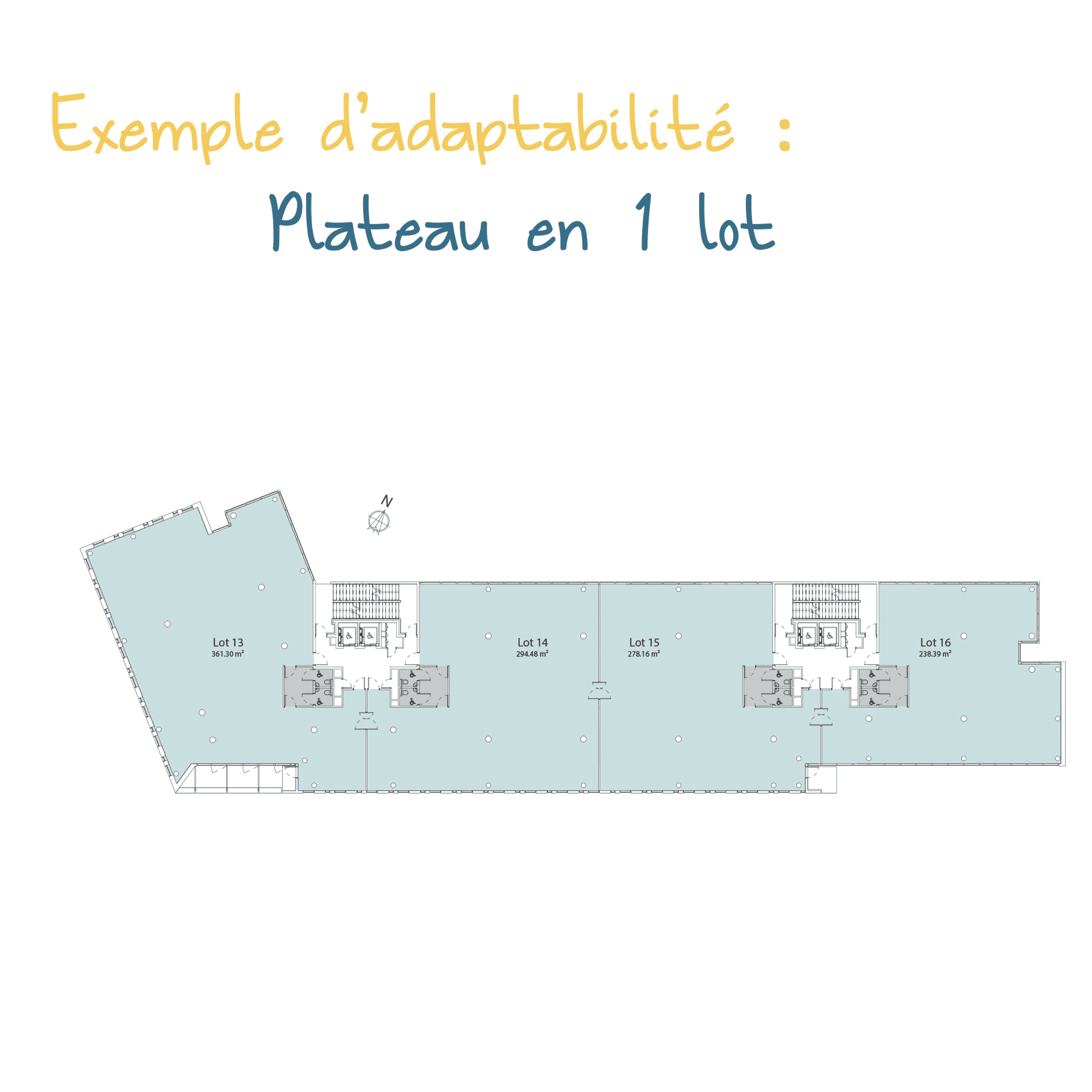 Carnot Plaza - Plateau en 1 lot